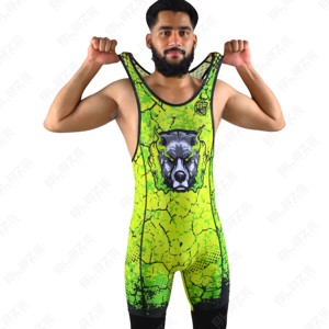 Vente en gros de maillots de lutte pour hommes design personnalisé vente en ligne de vêtements d'arts martiaux sublimés vente en gros en usine - Product Image 3
