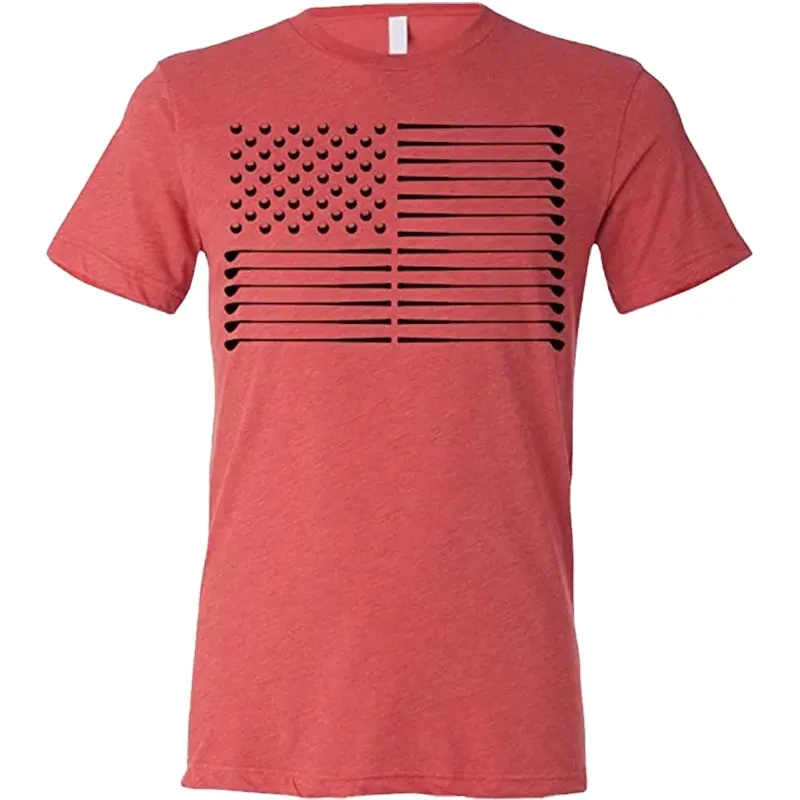 Benutzer definierte Heather Grafik druck O-Ausschnitt Unisex T-Shirt Herren Kurzarm Tri Blend T-Shirt Super Soft Tri-Blend T-Shirts für Männer