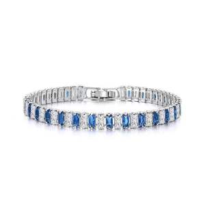 Pulsera de Moissanita Plateada para Mujer, Elegante y Brillante, Idea de Regalo para Compromiso o Aniversario - Product Image 2