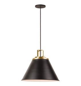 Industrial <b>Black</b> Metal Pendant <b>Light</b> <b>Ceiling</b> Mount Round Shade Indoor Living Room Decor Durable Design - Product Image 1