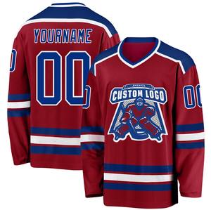 Jersey de Hockey sobre Hielo de Alto Rendimiento, Tejido Transpirable que Absorbe la Humedad, con Nombre de Equipo Personalizado, para Entrenamientos y Partidos Unisex - Product Image 4