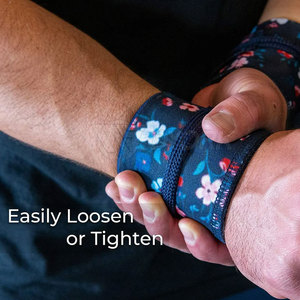 Bandes de maintien pour poignets en tissu lisse, design confortable, ajustement réglable, idéales pour les séances d'entraînement et les exercices en salle de sport. - Product Image 4