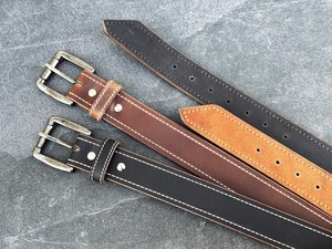 Ceinture en cuir floral Western Cowgirl avec boucle brodée, outillée et incurvée, finition antique, peinte à la main, prix de gros - Product Image 3