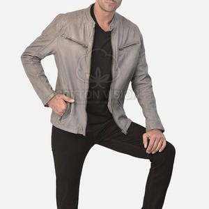Veste en cuir de qualité supérieure pour homme 2026, couleur personnalisée, 100 % cuir, disponible en taille adulte - Product Image 6