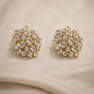 Parure de bijoux de mariée de luxe tendance en alliage plaqué rhodium et zircon, style indien traditionnel, pour fiançailles, fêtes, mariages et anniversaires - Product Image 3