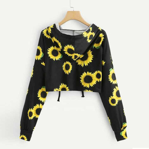 Sudadera Corta con Capucha para Mujer, Diseño Único y Moderno, Ajustable, Sublimada, de Tela Softshell, Color Personalizable - Product Image 3