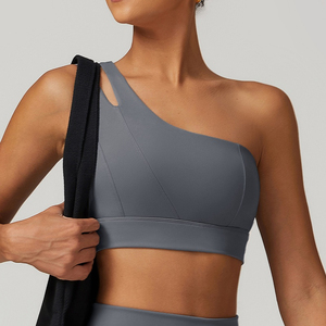High <b>Stretch</b> Sports Fitness <b>Bra</b> Front Adjusted Straps Style For Yoga Wear Breathable Wireless Support Gym Activewear - Product Image 4