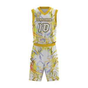 Personaliza tu Propio Uniforme de Baloncesto, Conjunto de Camiseta de Baloncesto Reversible para Hombre, Ropa de Baloncesto Juvenil de Secado Rápido - Product Image 1