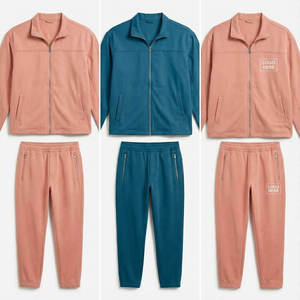 Wholesale Nylon Tracksuit Set Windbreaker Jacket Pants Custom Apparel Factory - Product Image 3