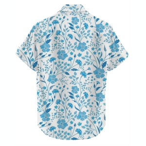 Chemise Homme Col Camp Style Côtier Imprimé Numérique Vêtement de Vacances Léger Respirant Boutons Devant Style Estival - Product Image 6
