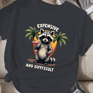 เสื้อยืดผู้หญิงดีไซน์แรคคูนราคาแพงและยาก - Product Image 3