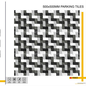 กระเบื้องปูพื้นกลางแจ้งสำหรับการใช้งานหนัก ขนาด 500x500 มม. ออกแบบมาเพื่อโครงการโครงสร้างแบบเปิด ที่ต้องการพื้นภายนอกที่ทนทาน - Product Image 1