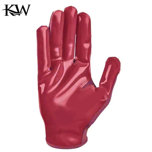 Fabrication sur mesure, usine directe, gants de football américain grande taille, design imprimé, paume adhérente, compétitifs, prix bas 2026 - Product Image 4