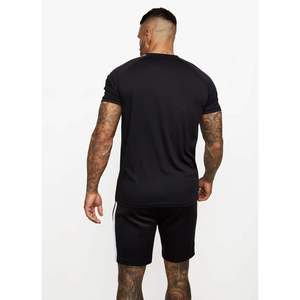 Ensemble de t-shirts d'été pour hommes, ensemble de vêtements de sport pour hommes en 2 pièces, tenue de sport personnalisée avec impression de marque, ensemble de shorts à manches courtes en 2 pièces pour hommes - Product Image 2