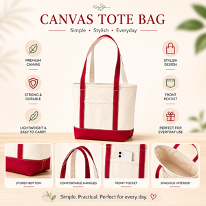 Bolsa de Mano de Algodón Orgánico |   Bolsa de Compras Reutilizable Ecológica, Bolsa de Malla Moderna para el Mercado, Uso Diario y Comercio Minorista - Product Image 5