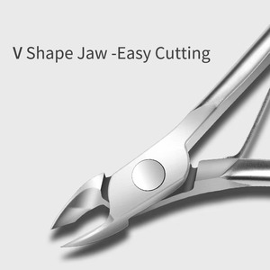 Extra Large Jaw Cuticle Nipper Professional Stainless Steel <b>Nail</b> <b>Tool</b> And Custom Packing - Product Image 3