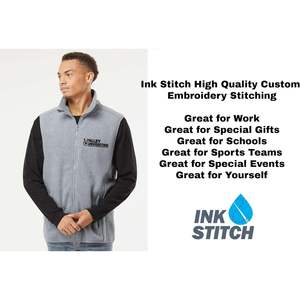 Chalecos Personalizados para Hombre 3012, Súper Cálidos, de Forro Polar, con Logotipos y Textos Bordados Personalizados, con Logotipo Bordado Personalizable - Product Image 3