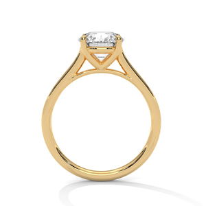 Anillo de Diamantes Cultivados en Laboratorio de Oro de 14K, Anillo de Compromiso de Oro Sólido de 18K para Mujer, Estilo Clásico, Certificado IGI, Anillo de Compromiso, Aniversario - Product Image 6