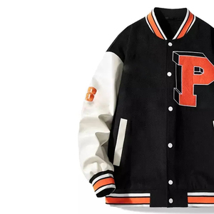 Fashionable Button Type Winter Breathable Japan Style Canvas Varsity <b>Jacket</b> for <b>Men</b> Made In Pakistan - Product Image 3
