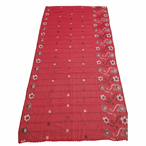 Lot de 12 châles en mousseline de qualité supérieure pour femmes, broderie florale, strass, longs, légers, respirants, pour usage quotidien - Product Image 2