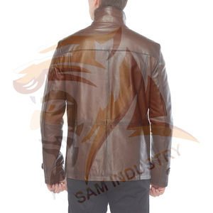 Chaquetas de Cuero para Hombre, Nueva Moda, Última Llegada, Chaquetas de Cuero Resistentes al Viento para Adultos, Gran Venta - Product Image 3