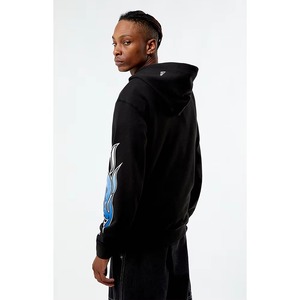 Sweat à capuche d'hiver pour homme personnalisé OEM, 100% coton, écologique, imperméable, impression numérique, design graphique, haute qualité, prix raisonnable - Product Image 4