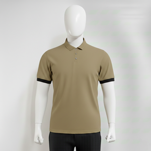 เสื้อโปโลขายส่ง MOQ ต่ำ ซับเหงื่อ แห้งเร็ว เสื้อโปโลสำหรับเล่นกอล์ฟ จัดส่งรวดเร็ว รับผลิตแบบ OEM - Product Image 5
