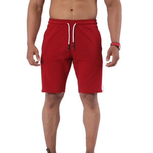 Pantalones Cortos Deportivos para Hombre, Diseño Nuevo, OEM, Elásticos en 4 Direcciones, Color Rojo, para Gimnasio - Product Image 1