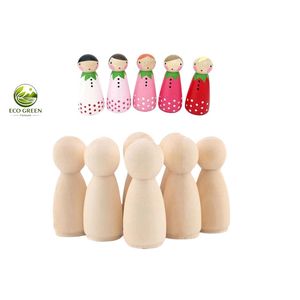 Muñecos de Madera sin Acabado al por Mayor, en Forma de Champiñón y Manualidades de Árbol de Navidad para Niños - Product Image 4