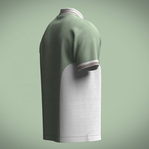 เสื้อยืดโปโลแบบลำลองดีไซน์ใหม่เสื้อโปโลแบบดั้งเดิมไม่มีลาย - Product Image 3