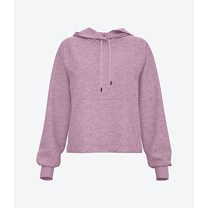 เสื้อฮู้ดดี้ผู้หญิงไซส์พลัสแบบสั่งทำพิเศษสำหรับฤดูใบไม้ผลิ พร้อมโลโก้ปักแบบกำหนดเอง บุซับในถักทอ ป้องกันการหดตัว ซิปแบบรูดขึ้น - Product Image 4