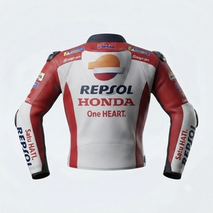 Men’s Zonda Cowhide Leather <b>Racing</b> <b>Jacket</b>/Chaqueta MotoCP Style CE Level 2 Armor Motorcycle Track Riding Protective Gear CE - Product Image 2