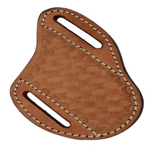 High Quality Handmade Real <b>Leather</b> Folding Knife Sheath Bag with Adjustable Strap Hand-Stitched Portable OEM/ODM Support - Product Image 2