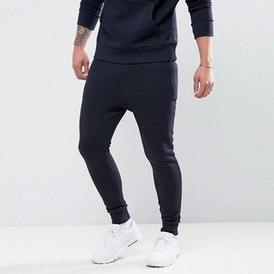 Sweat-shirt à capuche noir pour homme, manches longues, fermeture à cordon, poches latérales, coupe classique, vêtement décontracté d'automne, 100% coton, couleur unie - Product Image 3