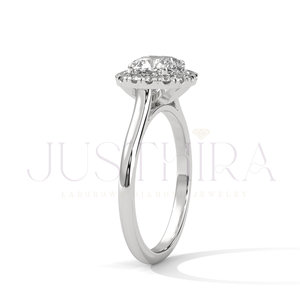 Most Selling Solitaire Prong Setting <b>Cushion</b> Cut Diamond Ring for Everyday Wear Office Use And Wedding Elegant Gift For Her - Product Image 5