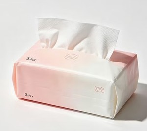Caja de pañuelos faciales de pulpa de bambú a granel, 2 capas, 200 unidades, suaves, biodegradables, para uso doméstico - Product Image 3