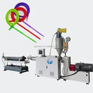 Máquina de produção de tubos de plástico corrugados para cachimbo de água Shisha, totalmente automática, PVC PP PE