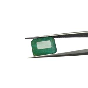 Émeraude octogonale verte de 5,60 carats provenant de Zambie, pierre précieuse brute, rapport Ratti 6,25 - Product Image 3