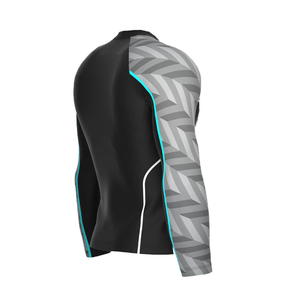 Camiseta de Compresión de Secado Rápido, Anti-UV, Transpirable y Ecológica, Diseño Personalizado, Color Sólido, para Hombre, Protección UV, Poliéster/Nailon - Product Image 2