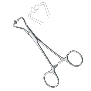 Pinza para toallas de alta calidad de 13.5 cm, de acero inoxidable, veterinaria, puntiaguda, con certificación CE y 1 año de garantía, en venta. - Product Image 2
