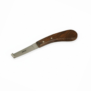 Cuchillo de Herrador Elite de Doble Filo para Cascos, de Acero Inoxidable Premium, Herramienta Estrecha y Precisa para Recorte de Cascos, Cuidado de Suelas de Caballos en Clínicas - Product Image 1