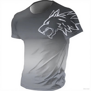 Camisetas Profesionales para Hombre, Ropa Deportiva, Verano 2026, Diseño Vintage, Impresión 3D, Secado Rápido, Degradado, Alta Calidad - Product Image 4