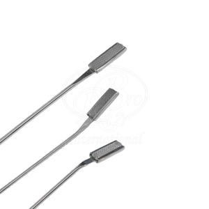 ชุดเครื่องมือขูดฟันม้าแบบแกนกลม 3 ชิ้น ทำจากสแตนเลส พร้อมด้ามจับ PVC ใบมีดขูดแบบถอดได้ สำหรับสัตวแพทย์ม้า - Product Image 2