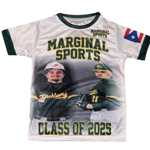 Camiseta de Béisbol/Sóftbol con Diseño Personalizado, Cuello Redondo, Impresión por Sublimación, Transpirable, Antibacteriana, Tallas Grandes - Product Image 1