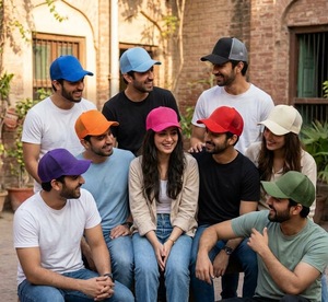 Gorra de béisbol unisex de 5 paneles de malla 100% algodón, bicolor, gorras personalizadas con bordado 3D para deportes, bodas, fiestas, gorras trucker - Product Image 4