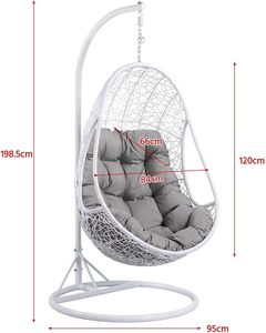 Luxury Garden Patio Rattan Swing <b>Chairs</b> Manufacturer Direct Modern Outdoor <b>Hanging</b> <b>Chair</b> For Patio Garden Furniture Supply - Product Image 2