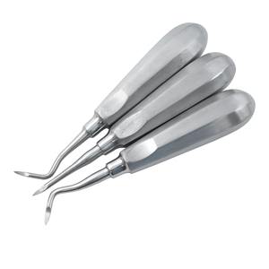 Outils dentaires d'extraction : Élévateurs dentaires droits et courbés en acier inoxydable – Instruments chirurgicaux pour dentistes - Product Image 6