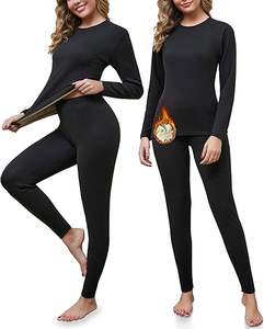 Servicio OEM, Ropa Interior Térmica Transpirable Ultrasuave de Spandex/Poliéster para Mujer, Color Sólido, Calzoncillos Largos, Capa Base para Esquí, Ropa Interior Cálida para Invierno - Product Image 1