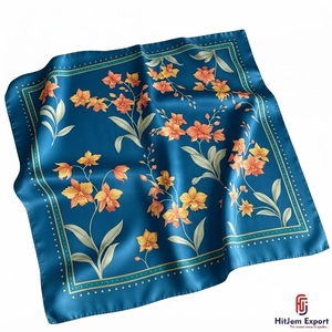 Écharpes carrées pour femmes de haute qualité, douces et légères, fabricant OEM, produits en tissu personnalisés du Groenland, élégance et mode - Product Image 2
