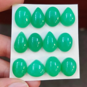 Chrysoprase Naturelle de Qualité Supérieure, Cabochon Unique, Assortiment de Pierres Précieuses en Vrac pour la Fabrication de Bijoux, Bagues, Pendentifs, Colliers - Product Image 3
